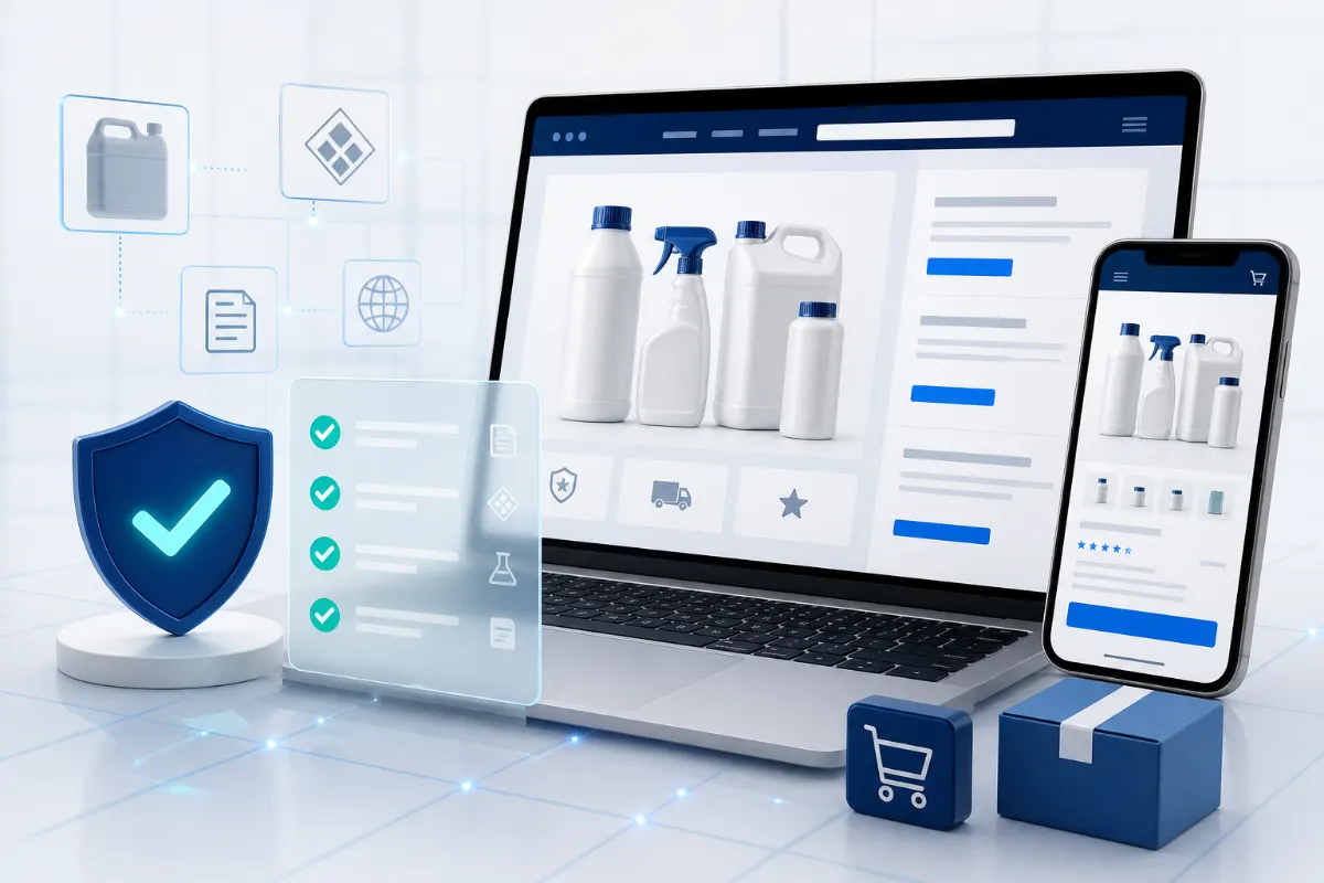 Sprzedaż produktów chemicznych przez marketplace i sklep internetowy
